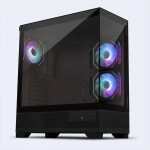 Zebronics Zeb Mutant Mid Tower Premium Gaming Cabinet - Black